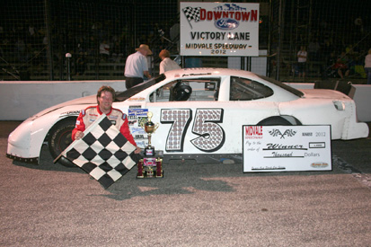 Harrison Takes Super Cup 100<br>Miller Time In Late Model Feature
