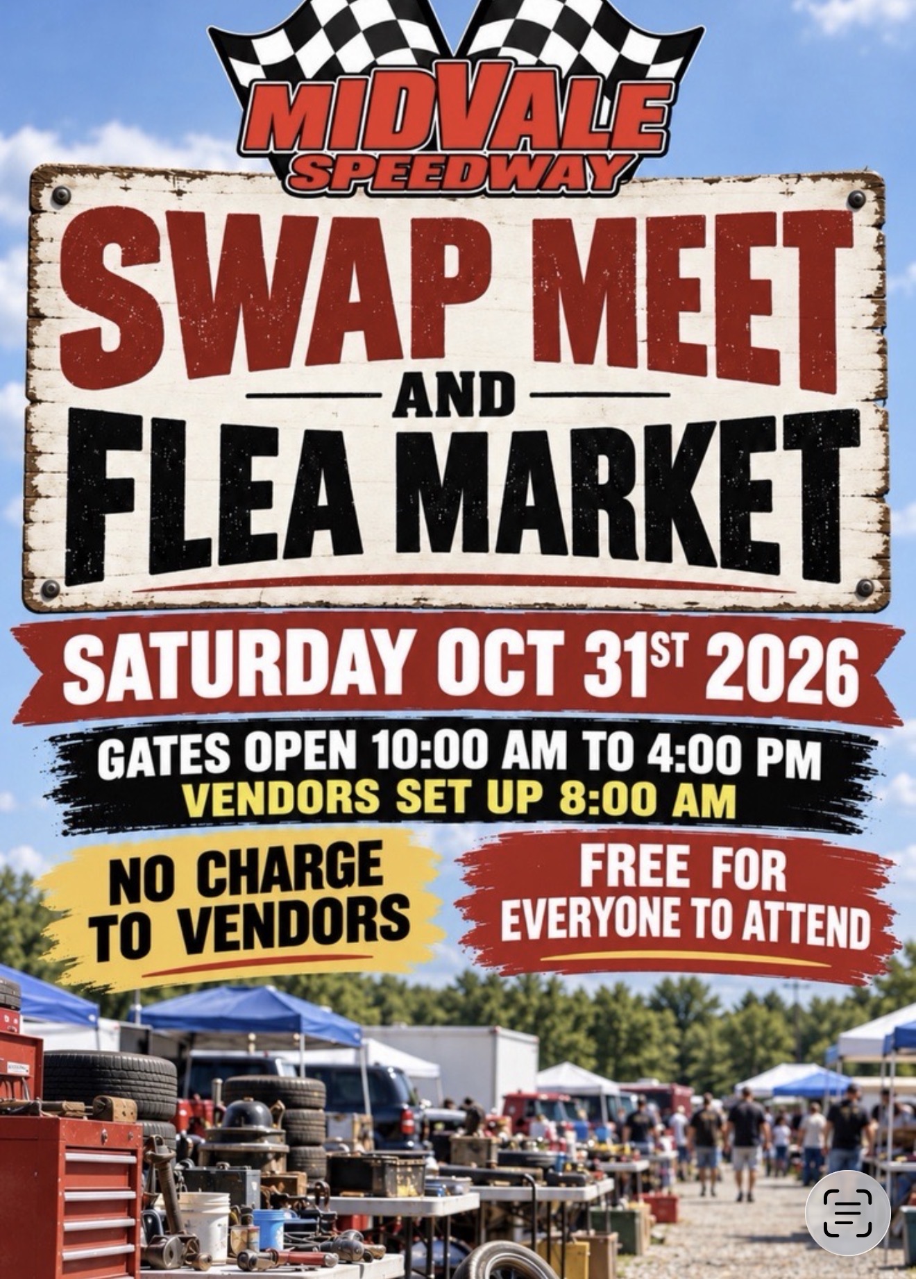 MIDVALE SPEEDWAY SWAP MEET & FLEA MARKET!